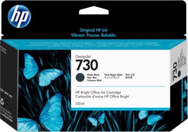 HP 730 Matte Black Mat Siyah 130 Ml Plotter Kartuşu P2V65A - Image 1