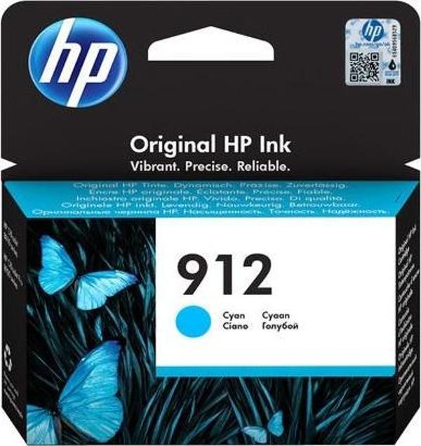 HP 912 Cyan Mavi Kartuş 3Yl77A - Image 1