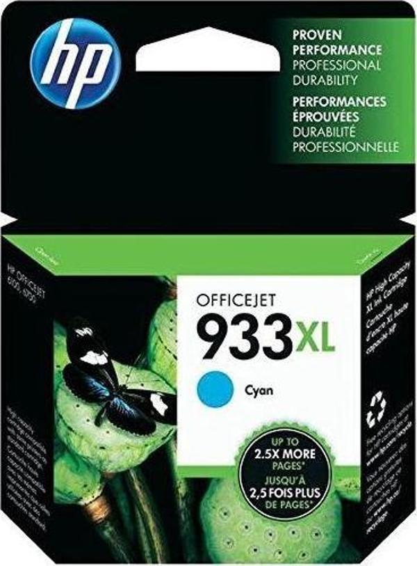 HP 933Xl Cyan Mavi Yüksek Kapasite Kartuş Cn054Ae - Image 1