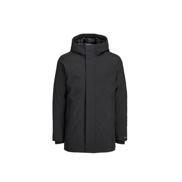 Jack&Jones Erkek Mont Jprblakeen Parka Sn 12238561-Black - Image 1