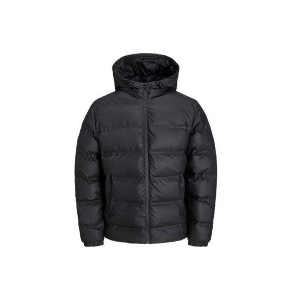 Jack&Jones Erkek Ceket Jcoelements Pu Puffer Sn 12239020-Black - Image 1