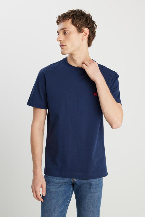 Wrangler Relaxed Fit Small Logo Erkek T-shirt MW7NM203877W72 - Image 1