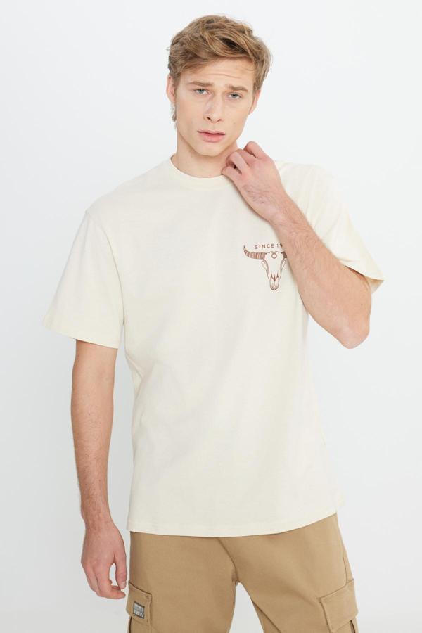 Wrangler Loose Fit Erkek T-shirt W241299104 - Image 1