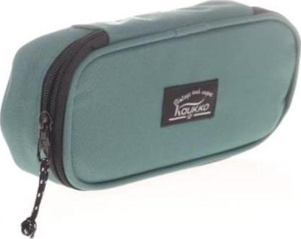Kaukko Kalem Çantası Özel Tek Bölmeli Petrol 10X22X5Cm K2365 - Image 1