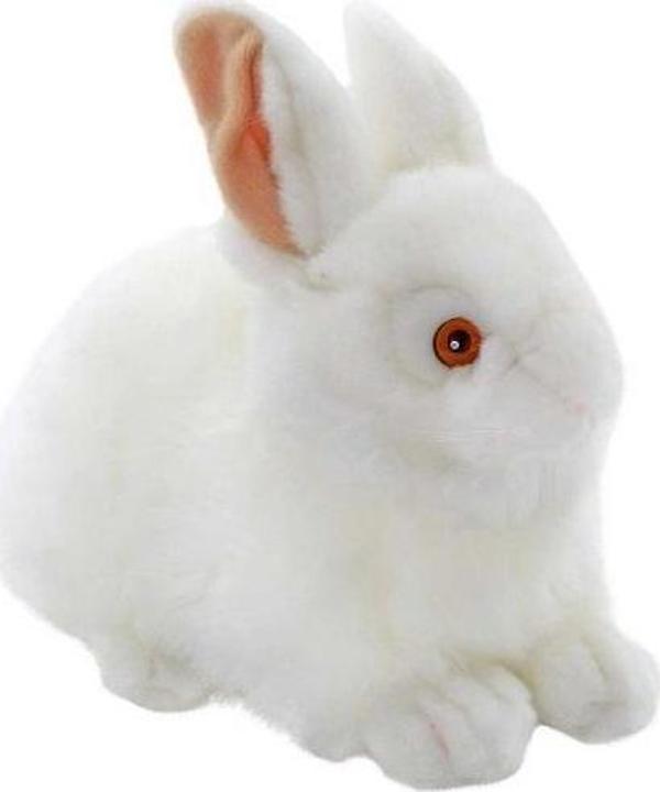 Neco Oyuncak Beyaz Peluş Tavşan 23 Cm - Image 1