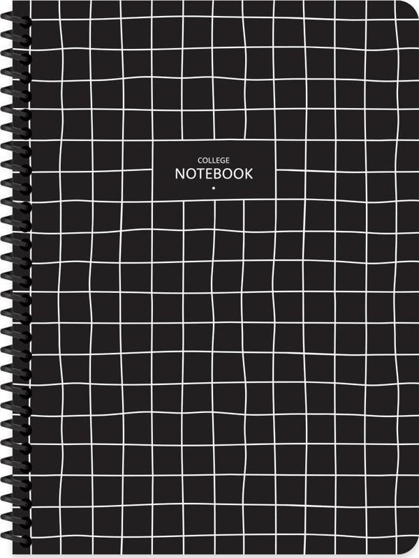 Keskin Color Defter Plastik Kapak Spiralli College 16,5X22,5 Cm 80 Yaprak Çizgili 320841-99 (6 Lı Paket) - Image 1