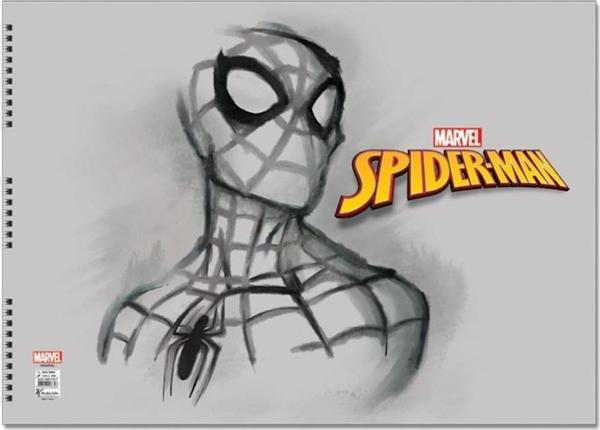 Keskin Color Spiderman 35X50Cm 15 Yaprak Spiralli Resim Defteri 110 Gram (4 Lü Paket) - Image 1