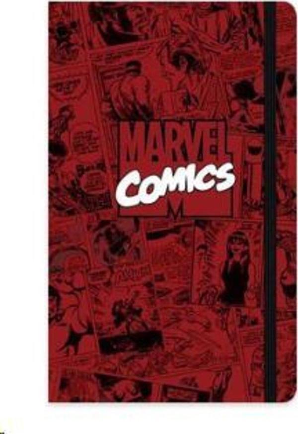 Keskin Color Marvel Lastikli Not Defteri Ciltli 13X21Cm 80 Yaprak Çizgili (Karışık Renk 1 Adet) 413701-70 - Image 1