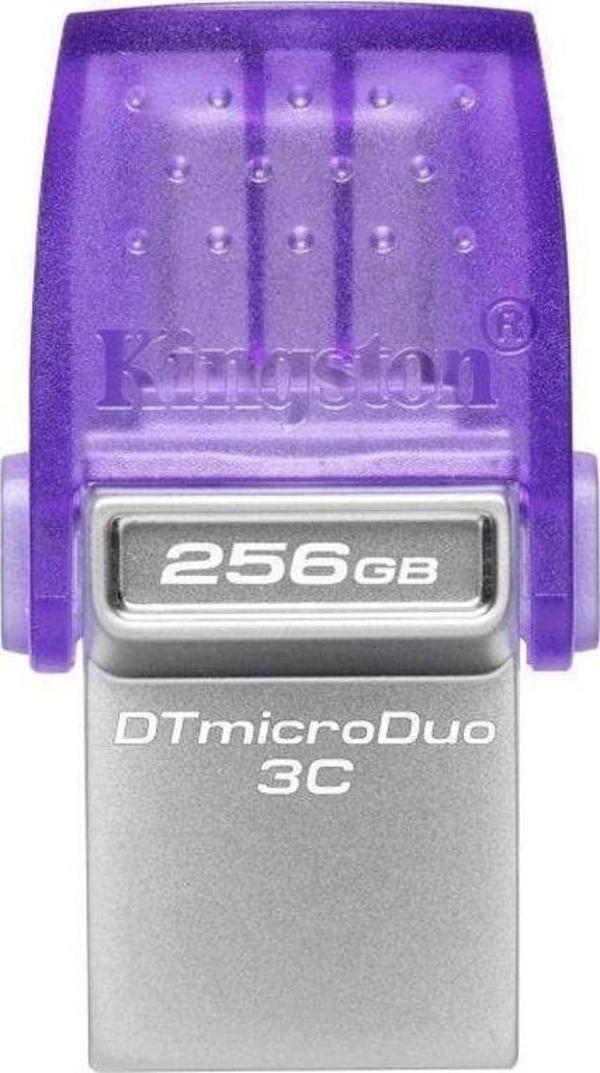 Kingston Dtduo3Cg3-256Gb Datatraveler Microduo 3C 200Mb-S Dual Usb-A + Usb-C Flash Bellek - Image 1
