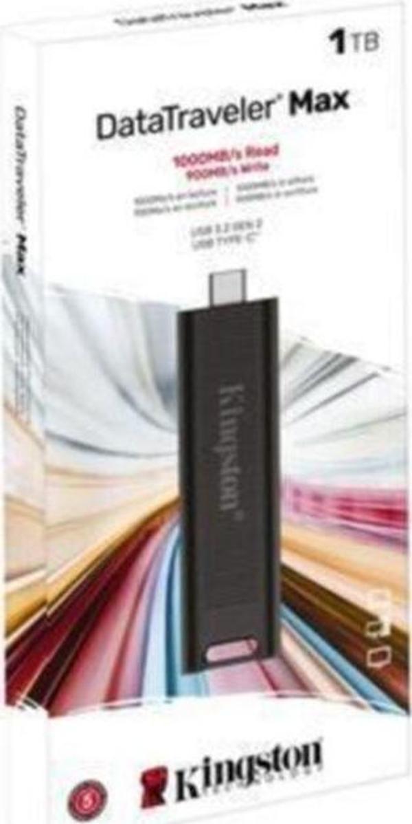 Kingston Dtmax-1Tb 1Tb Datatraveler Max 1000R-900W Usb 3.2 Gen 2 Flash Bellek - Image 1