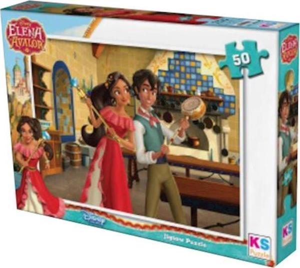 Ks Games Puzzle 50 Parça Elena Avalor 709 - Image 1
