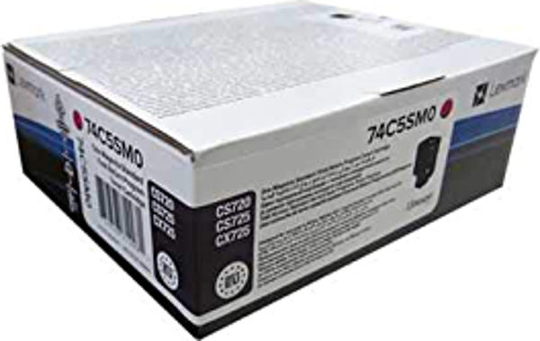 Lexmark 74C5Sm0 7.000 Sayfa Kapasiteli Magenta Kırmızı Toner Cs720-725 Cx725 - Image 1