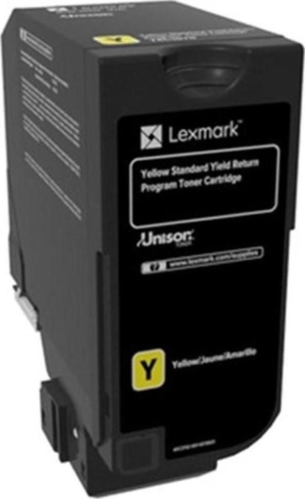 Lexmark 74C5Sy0 7.000 Sayfa Kapasiteli Yellow Sarı Toner Cs720-725 Cx725 - Image 1