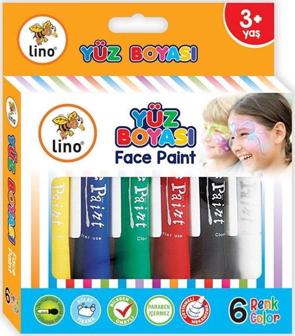 Lino Yüz Boyası 6 Renk Ln-901 - Image 1