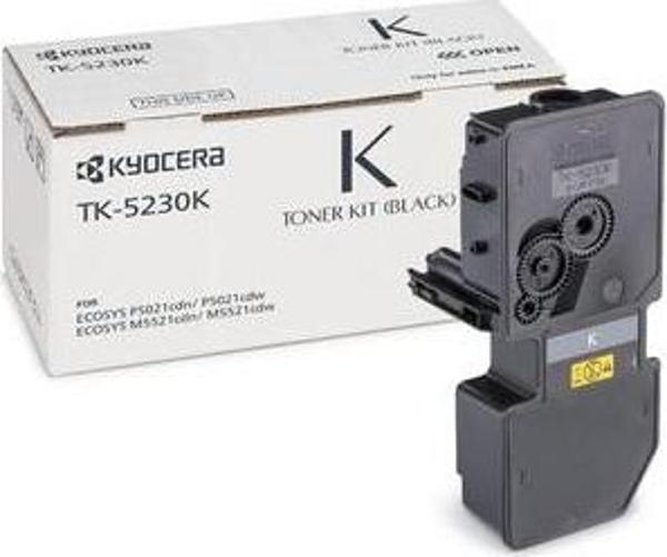 Kyocera Tk-5230K Black Siyah Orjinal Fotokopi Toneri Ecosys M5521Cdn-5521Cdw P5021Cdn-5021Cdw 2.600 Sayfa Kapasiteli - Image 1
