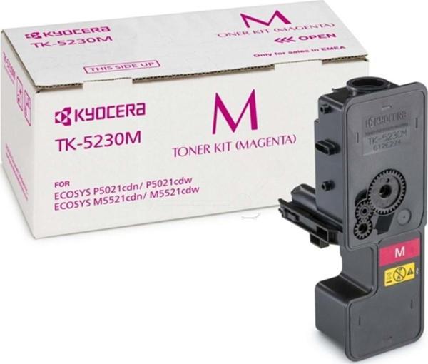 Kyocera Tk-5230M Magenta Kırmızı Orjinal Fotokopi Toneri Ecosys M5521Cdn-5521Cdw P5021Cdn-5021Cdw 2. - Image 1