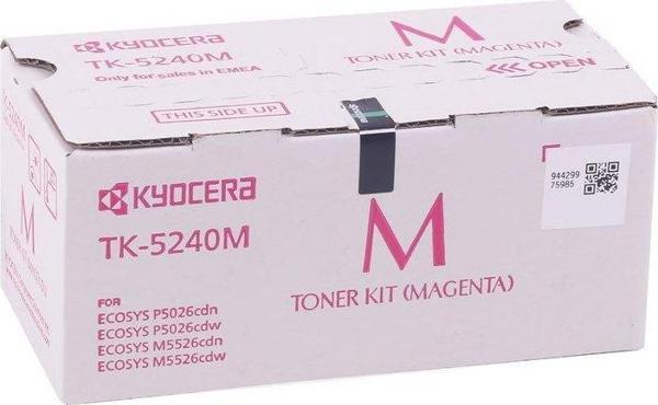 Kyocera Tk-5240M Magenta Kırmızı Orjinal Fotokopi Toneri Ecosys M5526Cdn-5526Cdw P5026Cdn-5026Cdw 3.000 Sayfa Kapasiteli - Image 1