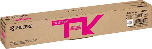 Kyocera Tk-8115M Magenta Kırmızı Orjinal Fotokopi Makinesı Toneri Ecosys M8124Cidn-M8130Cidn 6.000 Sayfa Kapasiteli - Image 1