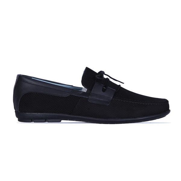 Balayk 025 Siyah Nubuk Deri Erkek Loafer Ayakkabı - Image 1