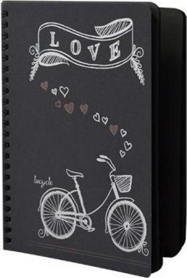 Liz Spiralli Defter Siyah 14X20 Cm 40 Yaprak 120 Gram Syhsp14 - Image 1