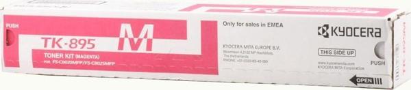 Kyocera Tk-895M Magenta Kırmızı Orjinal Fotokopi Toneri Fs-C8020-8025-8520-8525 6.000 Sayfa - Image 1