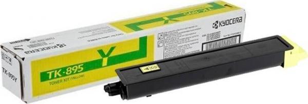 Kyocera Tk-895Y Yellow Sarı Orjinal Fotokopi Toneri Fs-C8020-8025-8520-8525 6.000 Sayfa - Image 1
