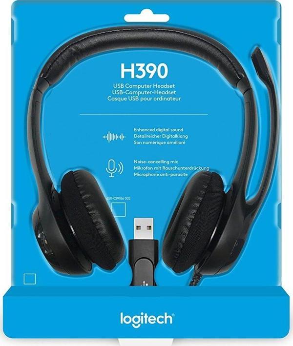 Logitech H570E Stereo Usb Çift Taraflı Headset Mikrofonlu Kulaklık 981-000575 - Image 1