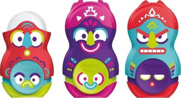 Maped Loopy Fancy Tek Delikli Silgili Kalemtıraş (24 Lü Paket) 3154140491314 - Image 1