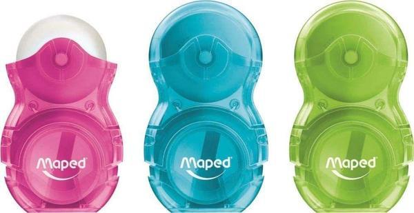 Maped Loopy Translu Tek Delikli Silgili Kalemtıraş (24 Lü Paket) 3154140491116 - Image 1