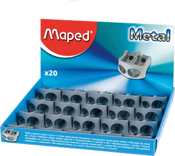 Maped Klasik Metal Kalemtıraş Çift Delikli 506700 - Image 1