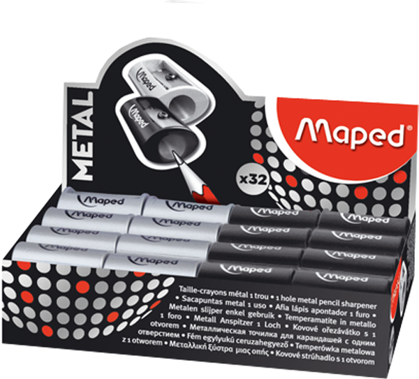 Maped Satelit Metal Kalemtıraş Tek Delikli 534019 (1 Adet) - Image 1