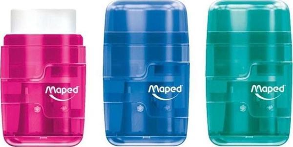 Maped Connect Translu Çift Delikli Silgili Kalemtıraş (20 Li Paket) 3154140492113 - Image 1