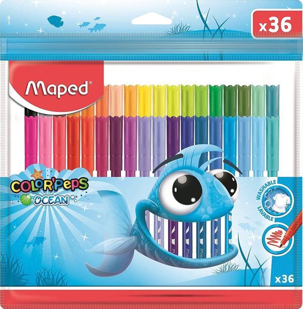 Maped Ocean Keçeli Kalem 36 Renk 3154148457251 - Image 1