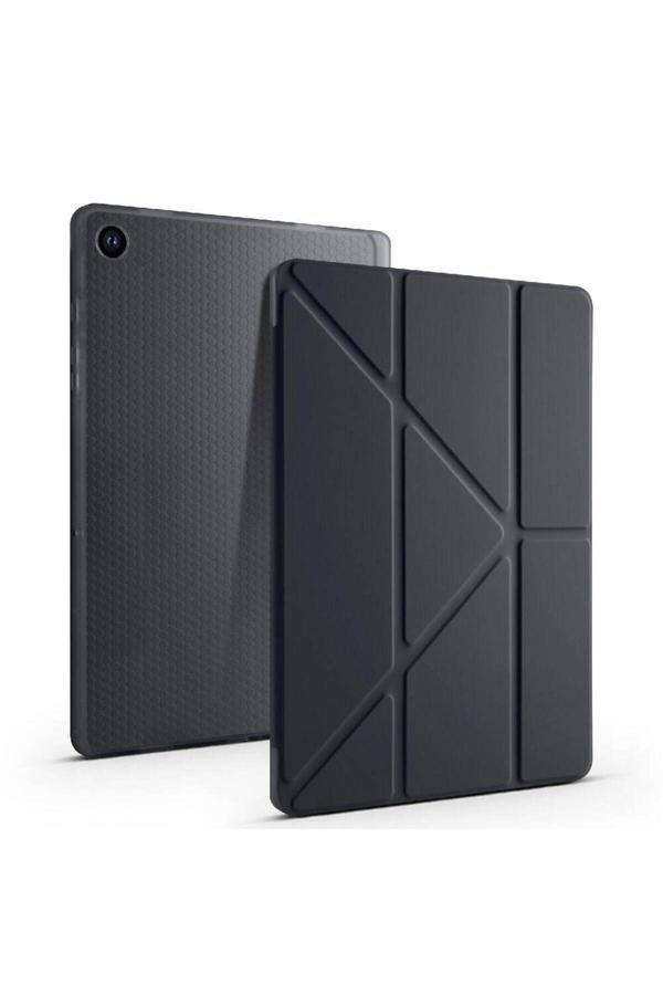 Redmud Teknoloji Samsung Galaxy Tab A9 Plus X210 X213 X215 X217 Uyumlu Kılıf Üçgen Standlı Kalem Bölmeli Tablet Kılıf - Image 1