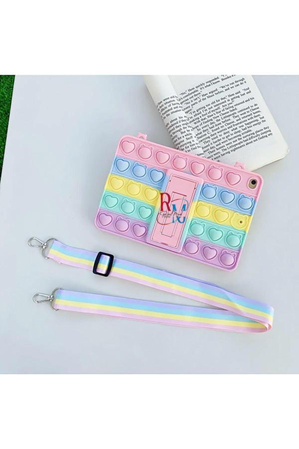 Redmud Teknoloji Samsung Galaxy Tab A9 Plus X210 Uyumlu Kılıf Çoçuklar İçin Askılıklı Popit Tablet Kılıfı - Image 1