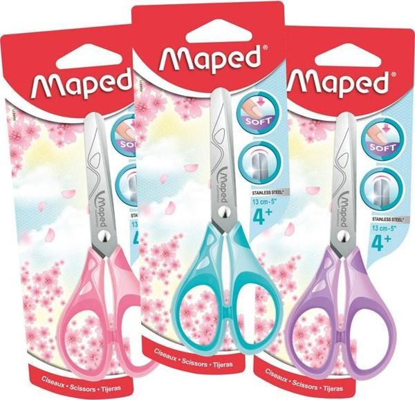 Maped Pulse Soft Pastel Makas 13Cm Blister 1 Adet 3154144644112 - Image 1