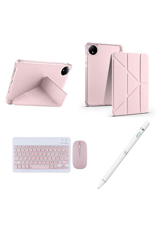 Redmud Teknoloji Redmi Pad Se 8.7 '' Uyumlu Standlı Kılıf Dokunmatik Kalem Ve Klavye Mouse 3'Lü Set - Image 1