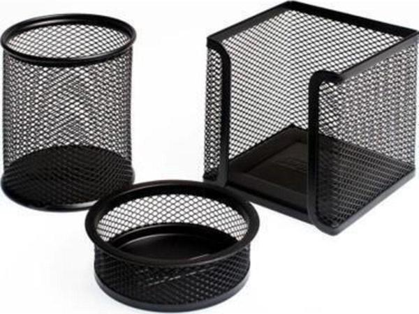 Mas Bion Perfore 3 Lü Masaüstü Set Tepside Siyah 9305S (12 Li Paket) - Image 1