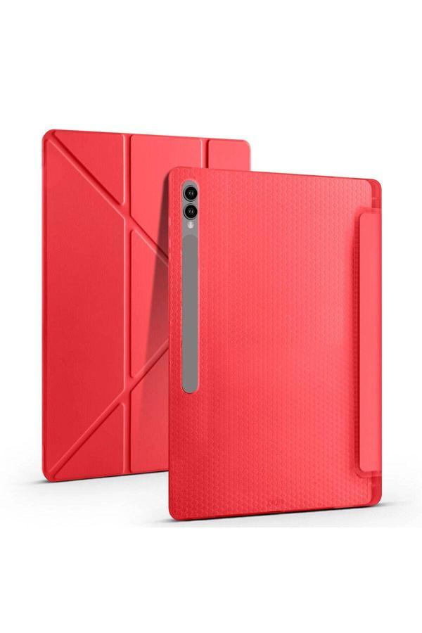 Redmud Teknoloji Samsung Galaxy Tab S10 S9 S8 Ultra 14.6 İnç Uyumlu Kılıf Üçgen Standlı Kalem Bölmeli Tablet Kılıfı - Image 1