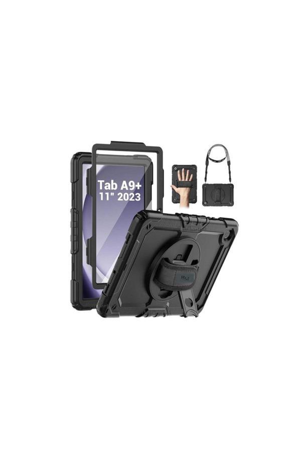 Redmud Teknoloji Samsung Tab A9 Plus X210 11 İnç Uyumlu Kılıf Defender Askılı Zırh Tank Tablet Arka Kapak - Image 1