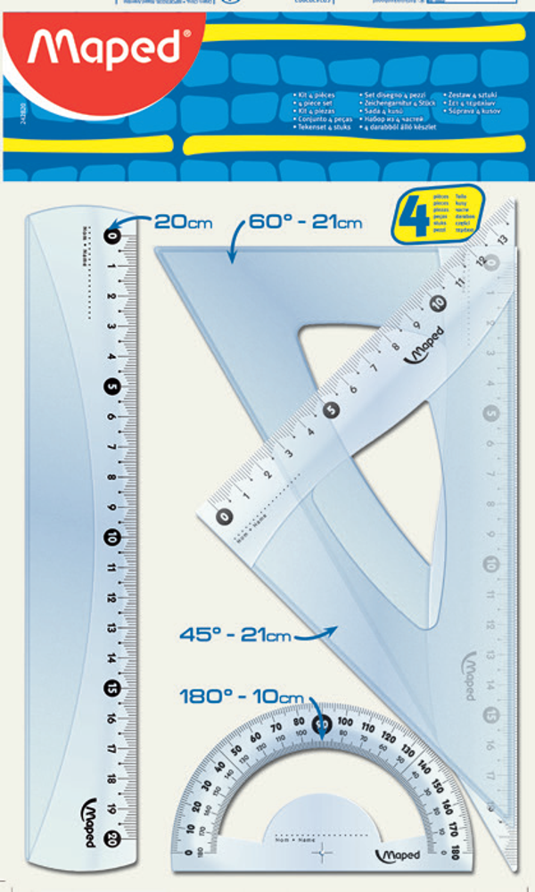 Maped Start Medium Çizim Seti 4 Lü 20Cm 3154142428202 - Image 1