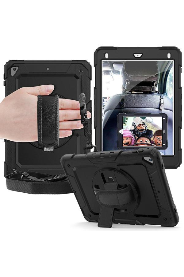 Redmud Teknoloji Samsung Galaxy Tab A7 Lite Sm-T220 Zırh Özellikli Askılıklı Defender Military Kılıf - Image 1