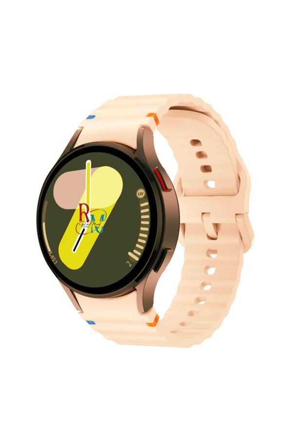 Redmud Teknoloji Samsung Galaxy Watch 6 47 Mm İle Uyumlu Kavisli Spor Silikon Kordon - Image 1