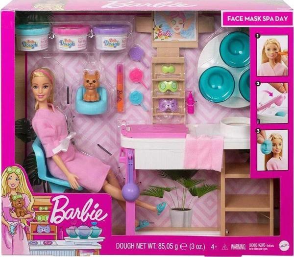 Mattel Oyuncak Barbie Wellness Yüz Bakımı Yapıyor Oyun Seti Gjr84 - Image 1