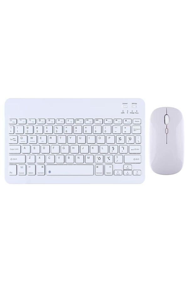 Redmud Teknoloji Tüm Honor Tablet Modelleri İle Uyumlu Bluetooth Özellikli Klavye Mouse Set - Image 1