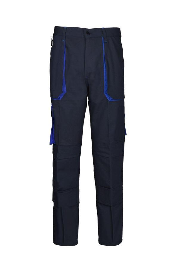 LACİVERT SAKS MAVİ MODELLİ İŞ PANTOLONU - Image 1