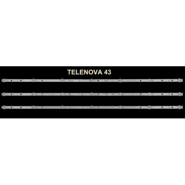 TELENOVA 43S8001 LED BAR, SJ.YM.D4300701-3030BS-M, 1.14.MD430046 190819 - Image 1