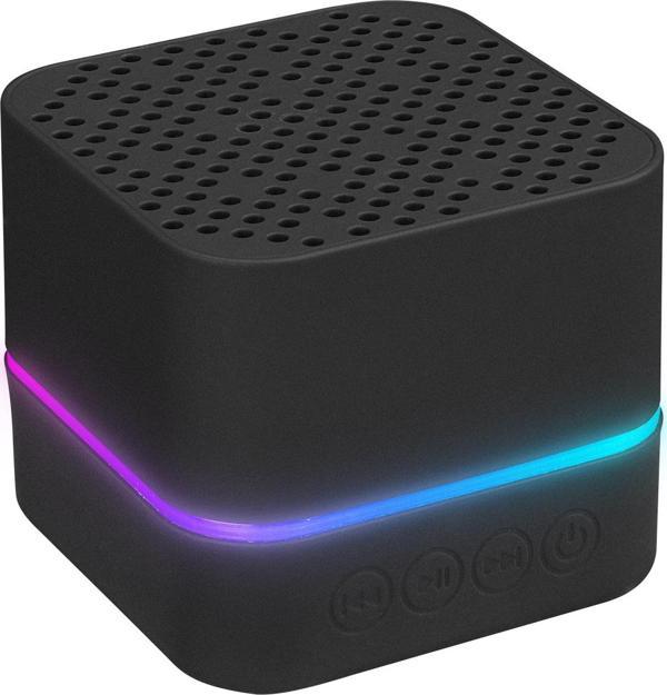 Mikado Md-18Bt Siyah Dc 5V-Usb Tf Kartlı Bluetoothlu Led Işıklı Şarjlı Speaker Ses Bombası - Image 1