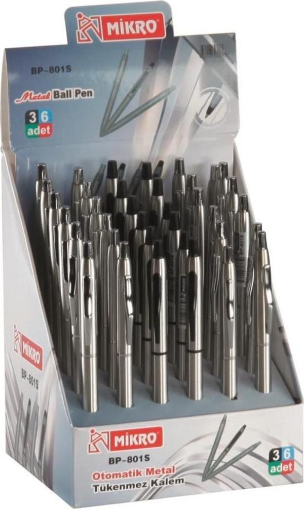 Mikro Bp-801S Tükenmez Kalem Karışık Renk 1 Adet - Image 1