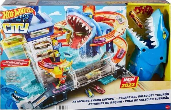 Mattel Oyuncak Hot Wheels Köpek Balığından Kaçış Oyun Seti HDP06 - Image 1